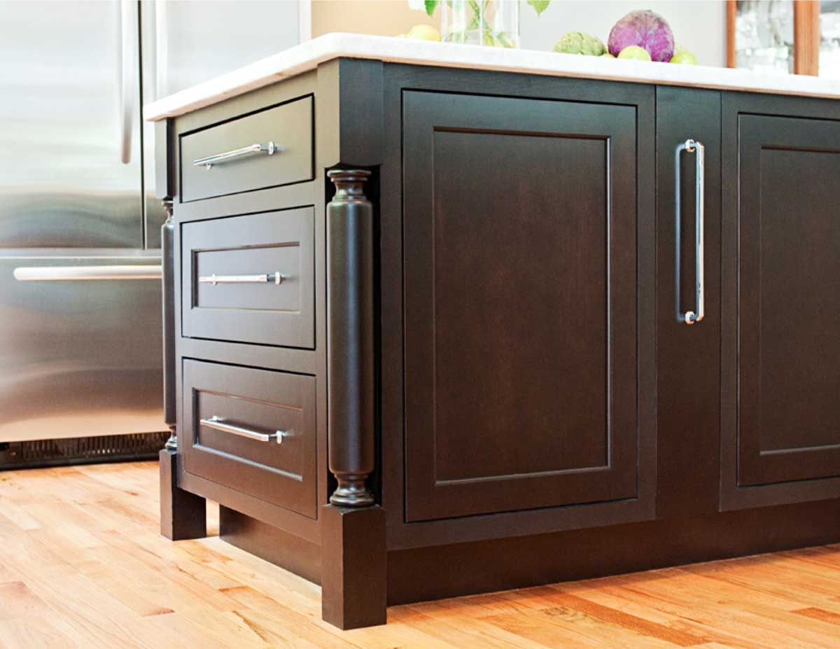 custom kitchen island by Gray Gatlin Design